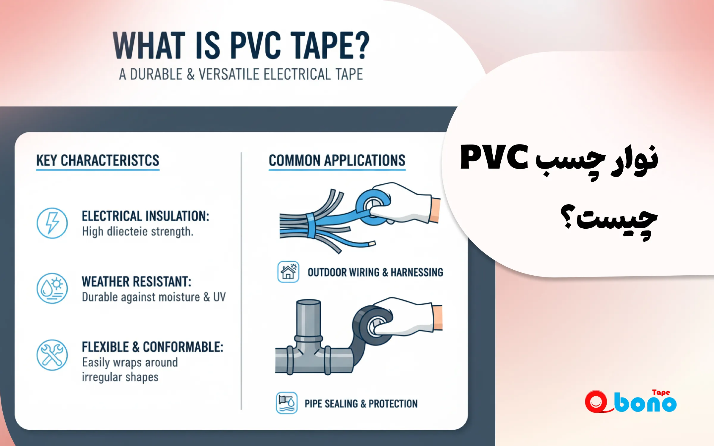 نوار چسب PVC چیست؟
