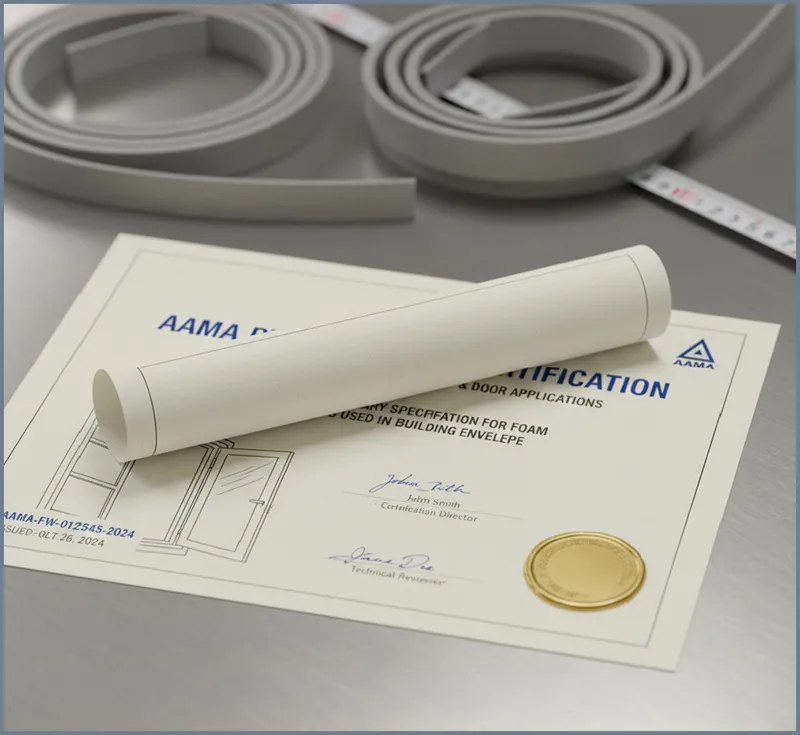 استانداردهای AAMA برای نوارهای فومی